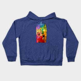 Historic Galena Illinois Rainbow Kids Hoodie